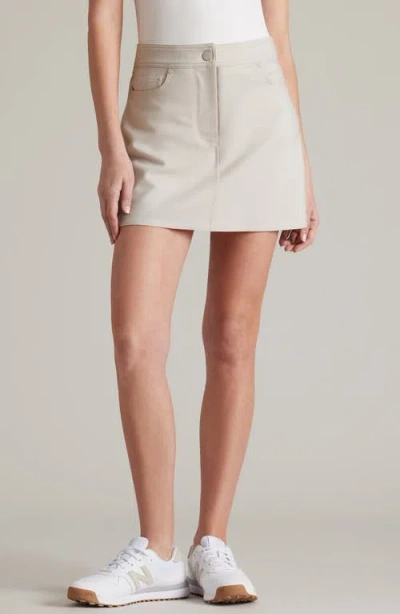 Rhone Pin High Ponte Skirt In Sand