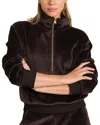 Rhone Plush Half Zip Sweatshirt In Brown