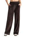 Rhone Corduroy Wide Leg Pants In Brown