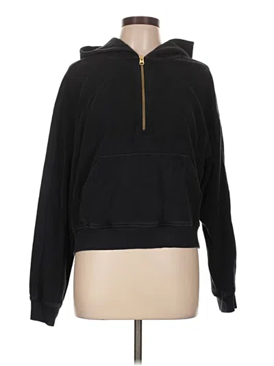 Pre-owned Rhone Pullover Hoodie In Black
