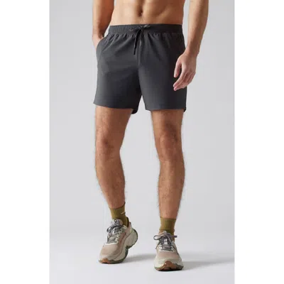 Rhone Pursuit 5-inch Unlined Training Shorts In Asphalt