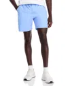 Rhone Pursuit 7 Drawstring Shorts In Blue Mist