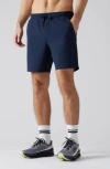 Rhone Pursuit 7-inch Lined Training Shorts In True Navy