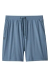 Rhone Pursuit 7-inch Unlined Training Shorts In Blue Stone