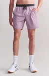 Rhone Pursuit 7-inch Unlined Training Shorts In Discreet Mauve/smoked Pearl
