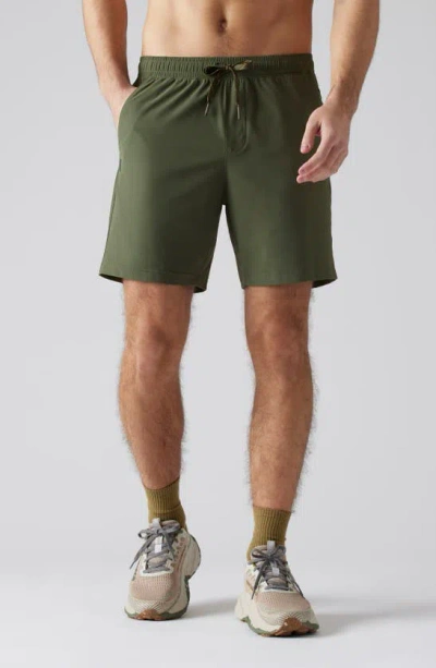 Rhone Pursuit 7-inch Unlined Training Shorts In Lichen Green