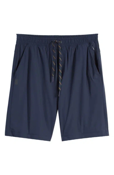 Rhone Pursuit Drawstring Shorts In True Navy