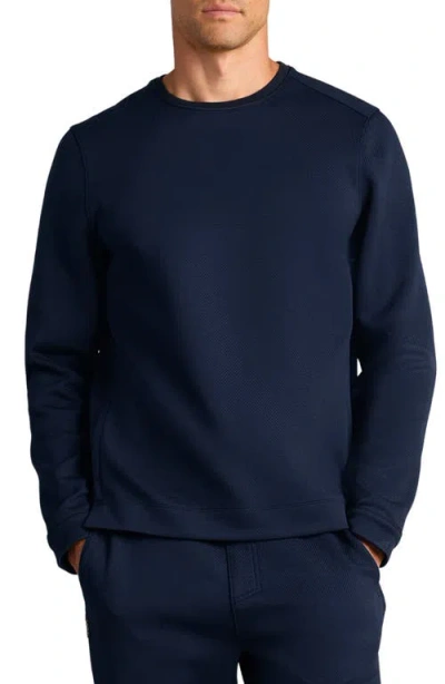 Rhone Quantum Crewneck Sweatshirt In Blue
