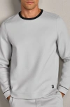 Rhone Quantum Crewneck Sweatshirt In Gray
