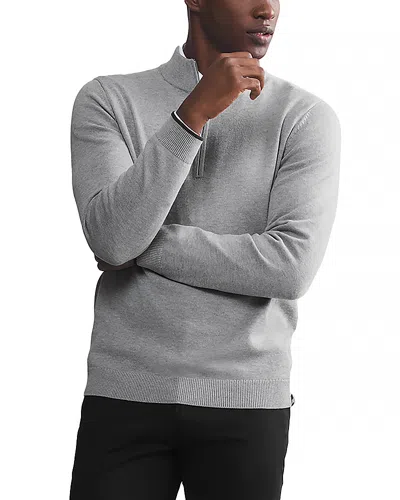 Rhone Quarter Zip Commuter Sweater In Gray