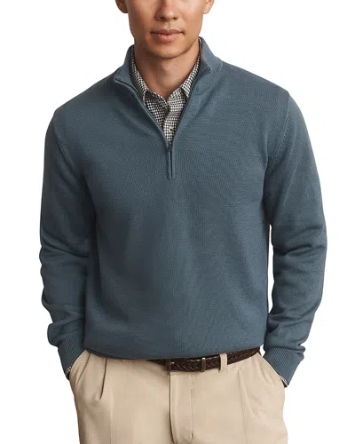 Rhone Quarter Zip Commuter Sweater In Green