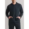 Rhone Range Relaxed Fit Fleece Hoodie In Black