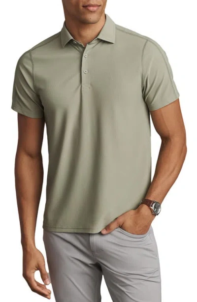 Rhone Regatta Piqué Performance Polo In Green
