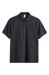 Rhone Regatta Pique Polo In Black