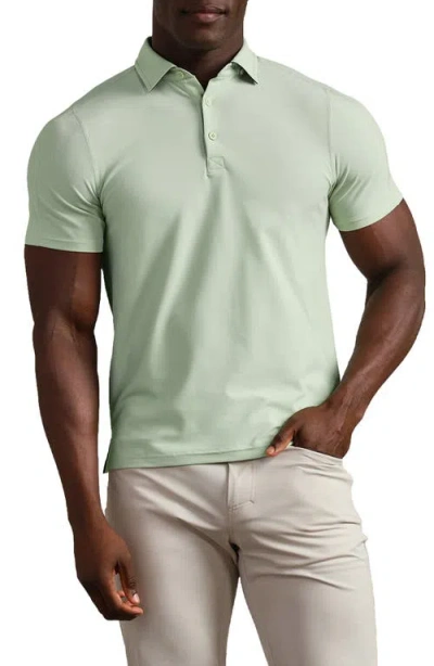 Rhone Regatta Piqué Performance Polo In Green