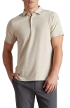 Rhone Regatta Piqué Performance Polo In Sandstone