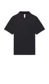 Rhone Regatta Pique Polo In Black