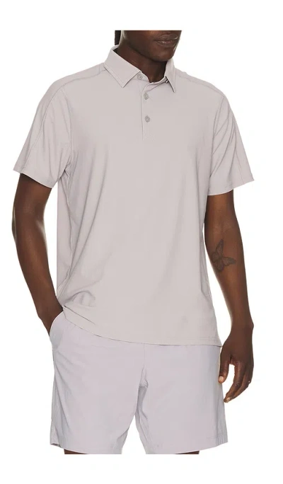 Rhone Regatta Pique Polo In Purple Smoke