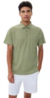 Rhone Regatta Pique Polo Green Sage