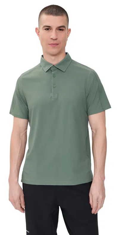 Rhone Regatta Pique Polo Laurel Green