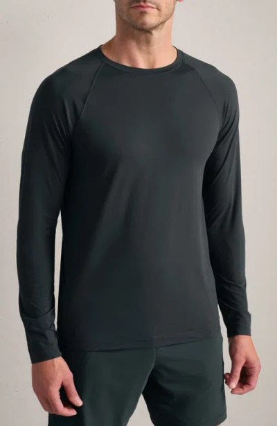 Rhone Reign Long Sleeve T-shirt In Black