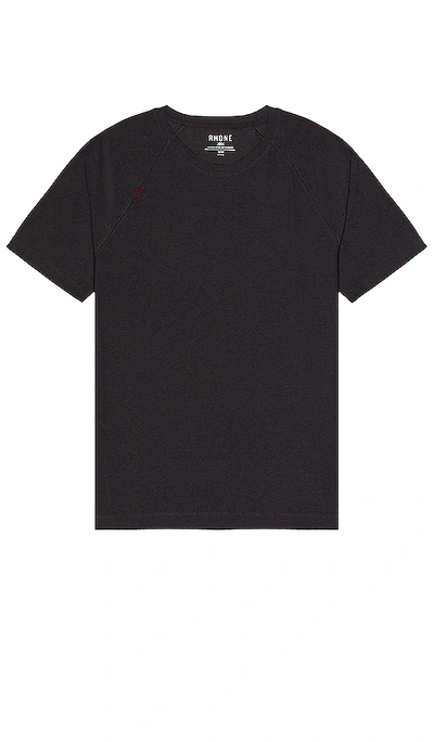 Rhone Reign Short Sleeve In Black Heather