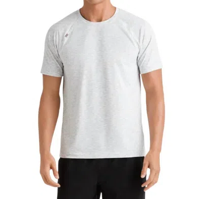 Rhone Reign Short Sleeve Shirt In Gray Space In Grey