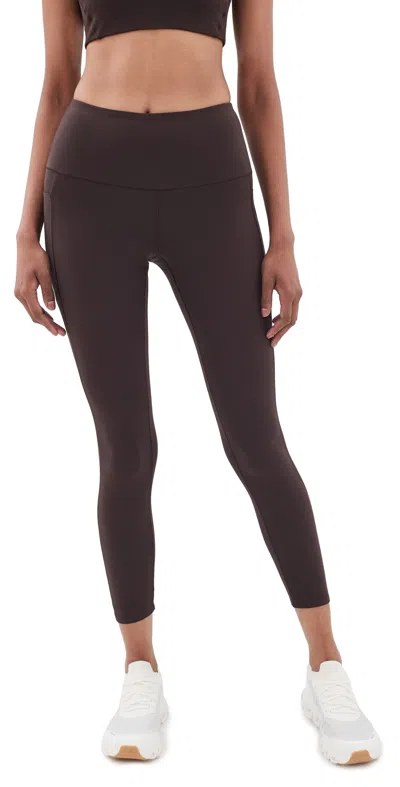 Rhone Revive 7/8 Pocket Leggings Dark Espresso