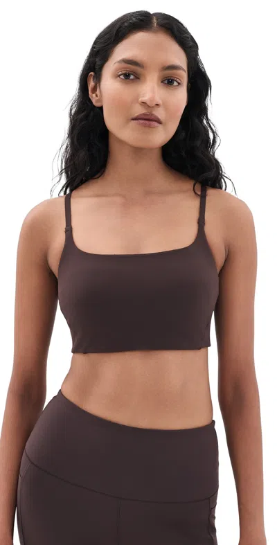 Rhone Revive Cami Sport Bra Dark Espresso