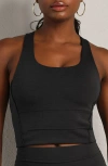 Rhone Revive Longline Bra In Black
