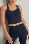 Rhone Revive Longline Bra In Blue
