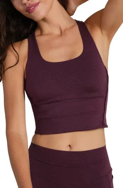 Rhone Revive Longline Bra In Purple