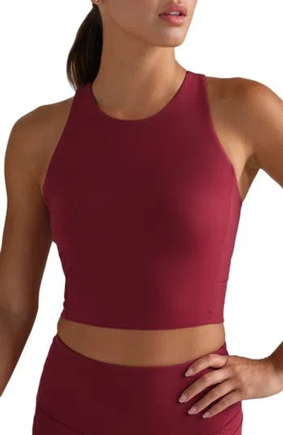 Rhone Revive Longline Bra In Red
