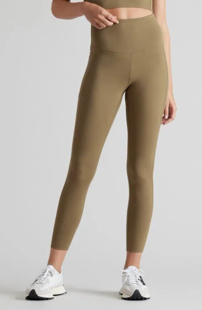 Rhone Revive 7/8 Pocket Leggings Brown Leaf