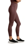 Rhone Revive Pockets 7/8 Leggings In Burgundy