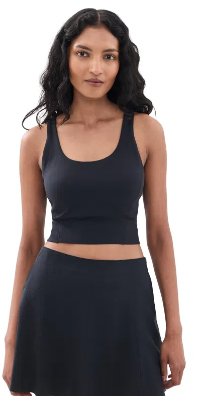 Rhone Revive Scoop Longline Bra Pure Black