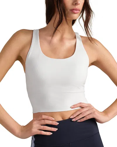 Rhone Revive Scoop Longline Bra In White