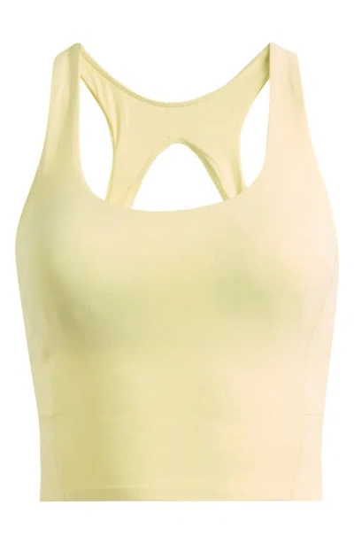 Rhone Revive Scoop Longline Bra In Yellow