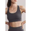 Rhone Revive Longline Bra In Asphalt