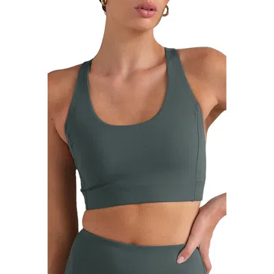 Rhone Revive Sports Bra In Green