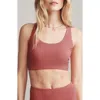 Rhone Revive Sports Bra In Hibiscus Blush