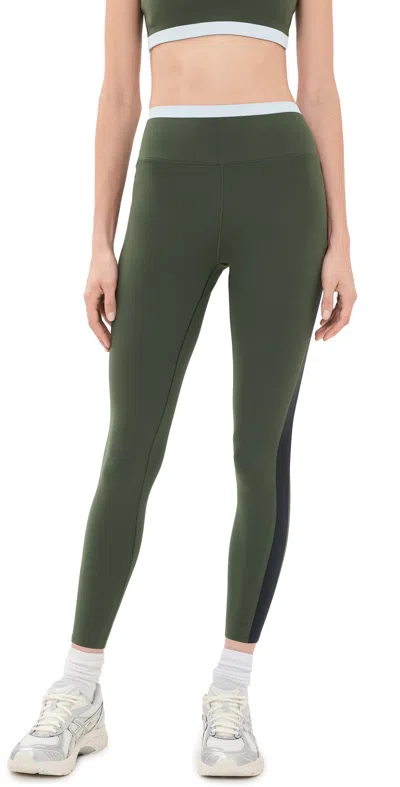 Rhone Revive Trio 7/8 Leggings Duffel Bag Green