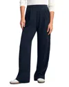 Rhone Revive Pleated Wide Leg Pants In Blue