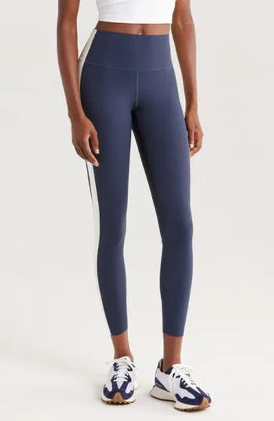 Rhone Reviveform Color Block 7/8 Leggings In Navy Blue