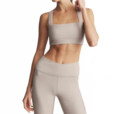 Rhone Ripple Bra In Taupe In Gray