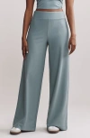 Rhone Ripple Wide Leg Sweatpants In Blue Hue