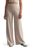 Rhone Ripple Wide Leg Sweatpants In Brown
