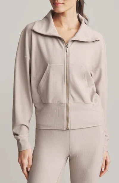 Rhone Ripple Zip Jacket In Neutral