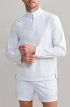 Rhone Rise Quarter Zip Pullover In White
