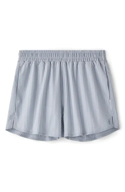 Rhone Saltair Pleated Shorts In Blue